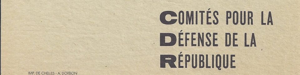 Documents from May 1968