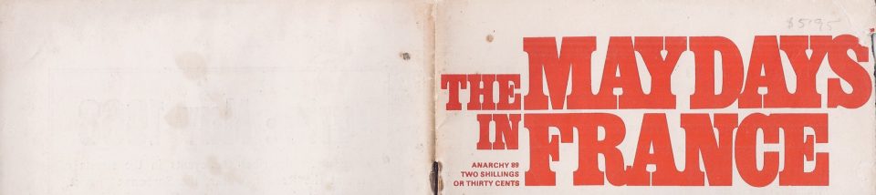 Documents from May 1968